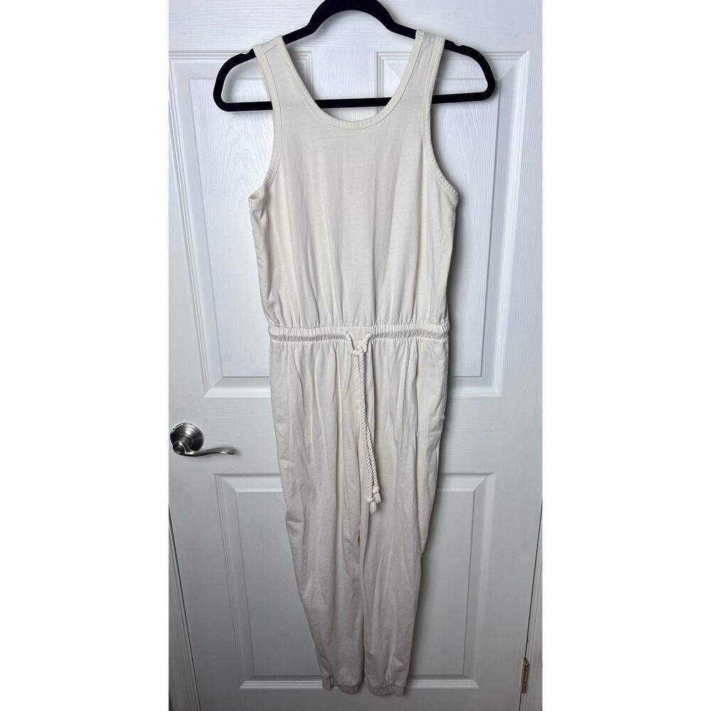 Universal Thread Sleeveless Jogger Pant Jumpsuit Cream Women's Size XS